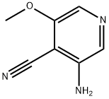 3-Amino-5-methoxyisonicotinonitrile Struktur