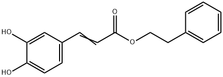 咖啡酸苯乙酯,104594-70-9,结构式