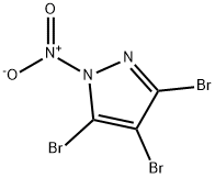 3,4,5-三溴-1-硝基-1H-吡唑,104599-40-8,结构式