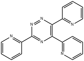 3,5,6-TRI(2-PYRIDYL)-1,2,4-TRIAZINE, 1046-57-7, 结构式