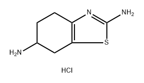 4,5,6,7-TETRAHYDRO-BENZOTHIAZOLE-2,6-DIAMINE 2HCL Struktur