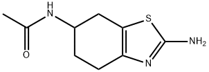 6-乙酰胺基-2-氨基-4,5,6,7-四氢苯并噻唑,104617-51-8,结构式