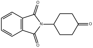 4-邻苯二甲酰亚氨基环己酮 结构式