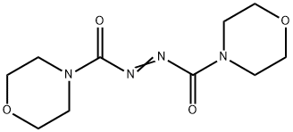 4,4'-アゾジカルボニルビス(モルホリン) 化学構造式