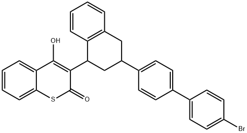 噻鼠灵 结构式