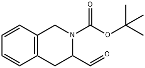 3-FORMYL-3,4-DIHYDRO-1H-ISOQUINOLINE-2-CARBOXYLIC ACID TERT-BUTYL ESTER Structure