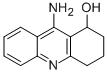rac-(1R*)-9-アミノ-1,2,3,4-テトラヒドロアクリジン-1-オール 化学構造式