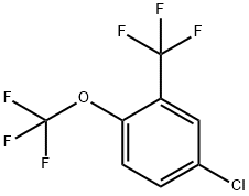4-CHLORO-1-TRIFLUOROMETHOXY-2-TRIFLUOROMETHYL-BENZENE Structure
