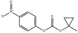 炭酸1-メチルシクロプロピル4-ニトロフェニル 化学構造式