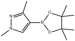 1,3-二甲基-1H-吡唑-4-硼酸频那醇酯,1046832-21-6,结构式
