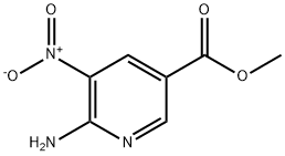 methyl 6-amino-5-nitropyridine-3-carboxylate Structure