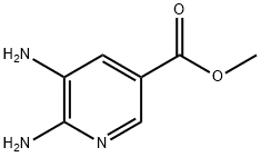 5,6-DIAMINOPYRIDINE-3-CARBOXYLIC ACID METHYL ESTER Structure