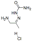 Aminoacetonesemicarbazonehydrochloride Struktur