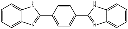 1,4-ジ(1H-ベンゾ[D]イミダゾール-2-イル)ベンゼン 化学構造式