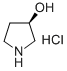 (R)-(-)-3-ピロリジノール 塩酸塩 化学構造式