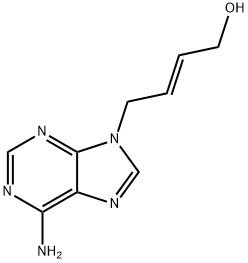2-Buten-1-ol, 4-(6-amino-9H-purin-9-yl)-, (E)- 结构式