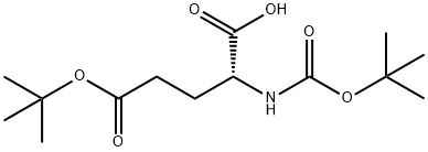 BOC-D-GLU(OTBU)-OH Structure