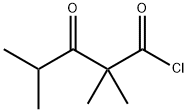 2,2,4-Trimethyl-3-oxovalerylchloride Structure