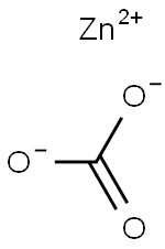 zinc(+2) cation carbonate Structure