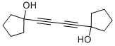 1,4-BIS(1-HYDROXYCYCLOPENTYL)-1,3-BUTADIYNE Structure