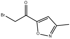 2-溴-1-(3-甲基异恶唑-5-基)乙酮, 104777-32-4, 结构式