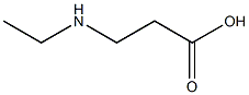 3-(エチルアミノ)プロパン酸 化学構造式