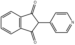 2-[4(1H)-PYRIDINYLIDENE]INDAN-1,3-DIONE Structure