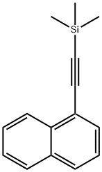 トリメチル(1-ナフチルエチニル)シラン 化学構造式