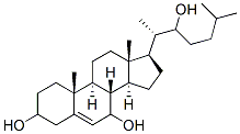 cholest-5-ene-3,7,22-triol 化学構造式