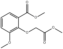 METHYL 3-METHOXY-2-(2-METHOXY-2-OXOETHOXY)BENZOATE Structure
