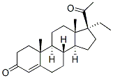 17-Ethylpregn-4-ene-3,20-dione 结构式