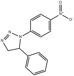 1-(4-nitrophenyl)-5-phenyl-4,5-dihydrotriazole 化学構造式