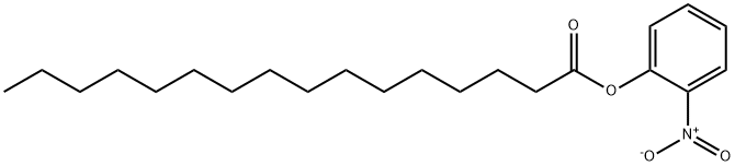 パルミチン酸 O-ニトロフェニル 化学構造式