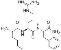 NLE-ARG-PHE AMIDE, 104809-29-2, 结构式