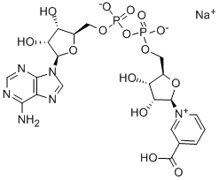 ニコチン酸アデニンジヌクレオチド ナトリウム塩 化学構造式