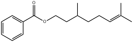 citronellyl benzoate Structure