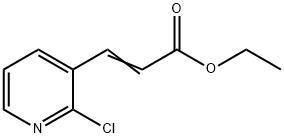 3-(2-CHLORO-PYRIDIN-3-YL)-ACRYLIC ACID ETHYL ESTER Struktur