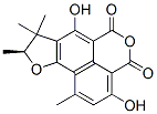 (S)-8,9-Dihydro-3,7-dihydroxy-1,8,8,9-tetramethyl-4H,6H-furo[3',2':3,4]naphtho[1,8-cd]pyran-4,6-dione Struktur