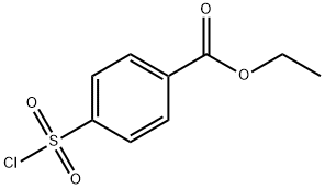 4-(クロロスルホニル)安息香酸エチル 化学構造式