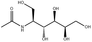 N-アセチルガラクトサミニトール 化学構造式