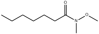 N-甲氧基-N-甲基庚酰胺 结构式
