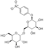 4-硝基苯基-BETA-D-蜜二糖,104872-92-6,结构式