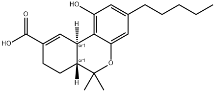 (+/-)-11-NOR-9-CARBOXY-DELTA9-THC Struktur