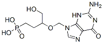 [3-[(2-amino-6-oxo-3H-purin-9-yl)methoxy]-4-hydroxy-butyl]phosphonic a cid Structure