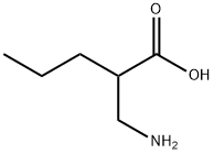 2-(氨基甲基)戊酸, 104883-53-6, 结构式