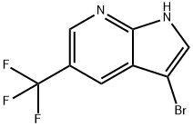 3-BroMo-5-(trifluoroMethyl)-7-azaindole Structure