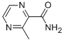 3-METHYLPYRAZINE-2-CARBOXAMIDE Struktur