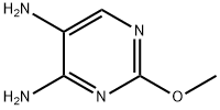 2-甲氧基-4,5-嘧啶二胺 结构式