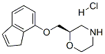 indeloxazine hydrochloride Struktur