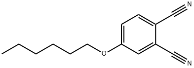 4-正己氧基苯二甲腈, 104949-82-8, 结构式